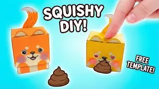 🔥Paper DIY🔥 How to make DIY Stress-Relief Desk Pets 🐱🐶 FREE TEMPLATE | ASMR