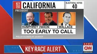 Election Night 1968: Richard Nixon vs. Hubert Humphrey vs. George Wallace | Historical Election