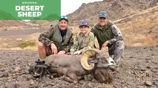 10 YEAR OLD RECORD DESERT BIGHORN SHEEP HUNT | QUINN'S BIGHORN QUEST | ATO
