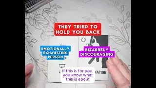 They tried to hold you back