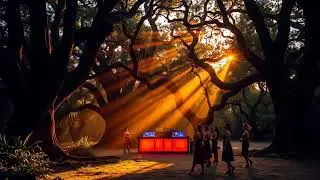 Vibrant EDM Folk Fusion - Joyful Beats and Melodic Folk