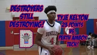 Dunellen 72 Perth Amboy Tech 54 | Boys Basketball Highlights | Tyje Kelton 23 Points!