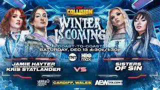 WWE 2K25 Jamie Hayter & Kris Statlander Vs. Sisters Of Sin - AEW Collision Winter Is Coming 2025