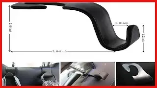 Headrest Hooks for Car &ndash; The Ultimate Solution for a Tidy and Organized Car Interior