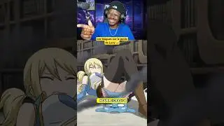 Fairy tail moment dr&ocirc;le Lucy qui prend cher encore 😂 #anime #react #shortsviral #fairytail #fail