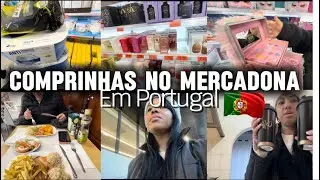 ✨COMPRINHAS NO MERCADONA +ALMOÇO NO RESTAURANTE+motivação para você mulher 👩 🇧🇷🇵🇹