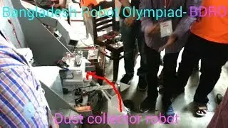 Bangladesh Robot Olympiad | Dust Collector Robot Presentation | Dhaka University