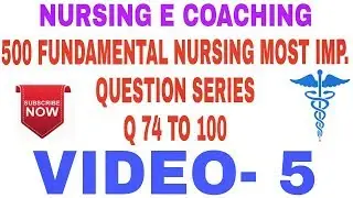FUNDAMENTAL NURSING MOST IMP REPEATED QUESTIONS FOR ALL NURSING EXAMS