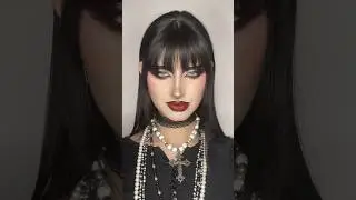 i had to do this!! #romanticgoth #gothmakeup