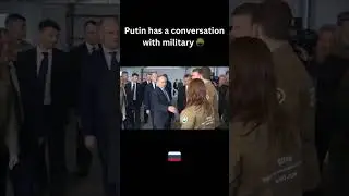 Putin has a conversation with military 🪖 #shorts #youtubeshorts #moscow #putin #russia #kremlin