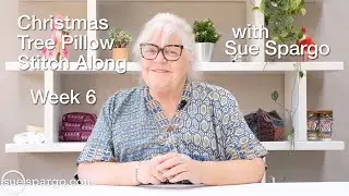 Christmas Tree Pillow Stitch Along - Week 6:  Gingerbread Man & Snowflake #2