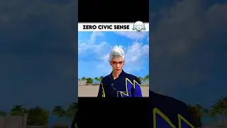 Zero civic sense 🤣😂#shorts #freefire #comedy