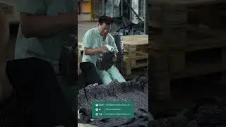 Soundproof Rubber Rolls Cutting & Packaging #shorts #factory