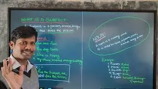 NOUN and SUBJECT with example 