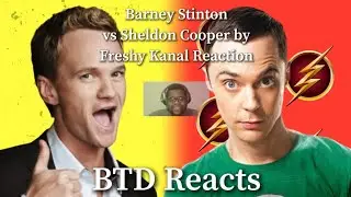 BAZINGA!!!! Barney Stinson vs Sheldon Cooper | Freshy Kanal | Rap Battle | |Reaction|