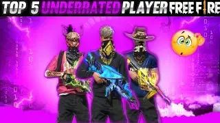Top 5 Most Underrated Free Fire Mobile Players in the World🤔 |Best Mobile Player in FreeFire #1