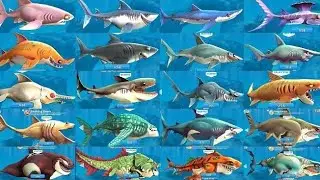 HUNGRY SHARK WORLD {ALL SHARK UNLOCKED} {GAMEPLAY}