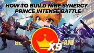 MAGIC CHESS MOBILE LEGEND BANGBANG: HOW TO BUILD 9 SYNERGY PRINCE FANNY 1 COMMANDER