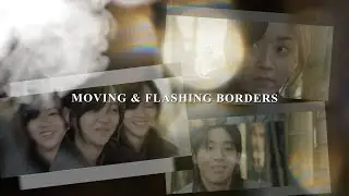 flashing & moving borders effect on after effects