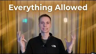 Everything allowed, nothing required. Oh Yeah! Feels Good. &mdash; CENTER #92