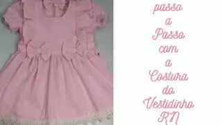 passo a passo com a costura do vestido RN