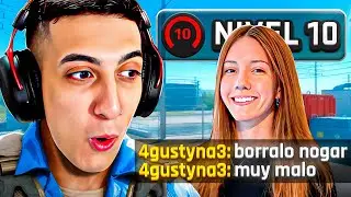 DESTRUÍ a una CHICA STREAMER en FACEIT... *Es NIVEL 10*