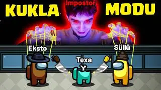 CREWMATELERİ KONTROL EDİP BİRBİRLERİNE KESTİRDİM!! AMONG US KUKLA MODU | Eksto Ömer