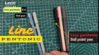 Linc Pentonic Pens Review | Ballpoint vs Gel pen review | linc pentonic | best ₹10 pens