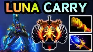 🔥 LUNA CARRY GOES FULL MOON MADNESS | DOTA 2 🔥