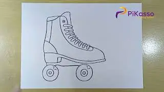 How to Draw Roller Skates Retro