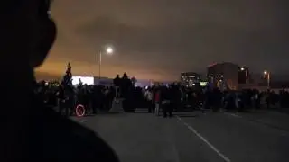 COLD WEATHER - 880 FREEWAY OAKLAND PROTEST, OAKLAND CA, JULY 7TH 2016