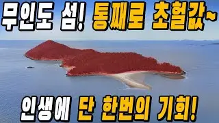 초헐값~ 나만의 무인도 섬이 통째로 쏟아집니다. 바닷가 모래사장 해수욕장 앞! 단 한번의 기회를 확인하세요~