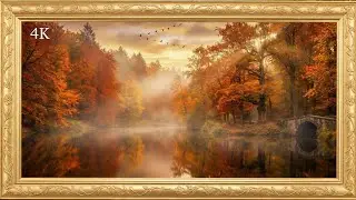 TV FRAME 4K Live Wallpaper | Cozy Autumn Village &ndash; Living Painting | Living Canvas