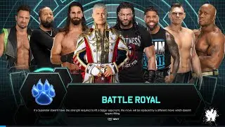 WWE 2k24 Simulation | 8-Man Battle Royal