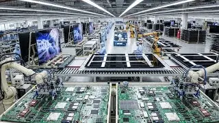 How Smart TVs Are Made &ndash; Inside the Electronics Assembly Mega-Line (Full Process)
