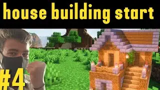 house building start part 4 #minecraft #umang #viral #survival 