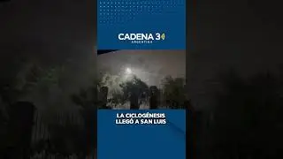 ALERTA METEOROL&Oacute;GICA: FUERTE TEMPORAL YA LLEG&Oacute; A SAN LUIS #noticias #clima