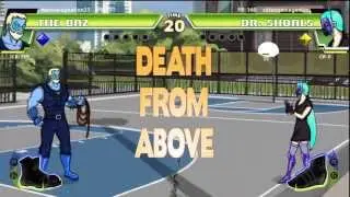 The Baz vs Dr. Shoals Come From Behind Win Dive Kick