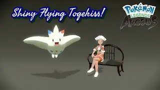 ✨Pok&eacute;mon Legends Arceus: CATCHING THE RARE SHINY FLYING TOGEKISS!✨