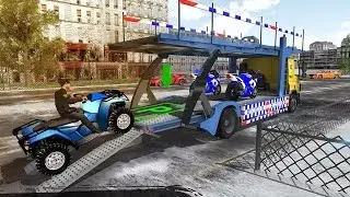 Police Airplane Moto Transport-Best Android Gameplay HD