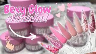 TRYING NEW ACRYLICS FROM BEXY GLOW! ACRYLIC SWATCHING AND MY THOUGHTS| IS THIS THE BEST ACRYLIC?!