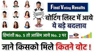 Bigg Boss 13 : BB 13 Week 7 Final Voting Trend | Know Contestant's Position | BB 13 | Day 48