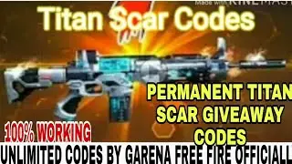 UNLIMITED PERMANENT TITAN SCAR CODES GIVEAWAY || #freeTitanScar , #TitanScarCodes , #TitanScar