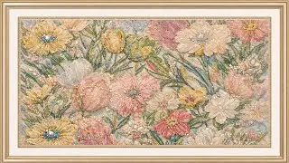 Frame TV Floral Art 4K For Calm Living Spaces | VELIN ( 2 Hours )