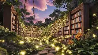 The Jungle's secret, sunset and stories ❣️📚🦋🌿✨.
