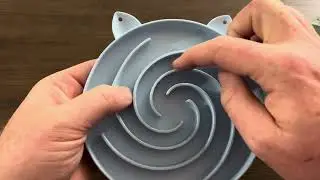 Slow Feeder Cat Bowl, Ideal for Dry and Wet Food