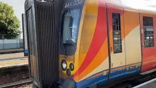 SWR Class 444s 444036+444026 Depart Southampton Central