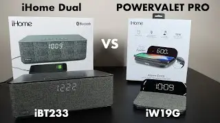 iHome Alarm Clock Comparison (iBT233 vs iW19G) | 4K |
