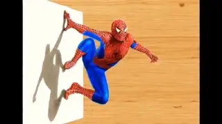 3D СпайдерМэн-24 Часа #3D #spiderman #drawing3d