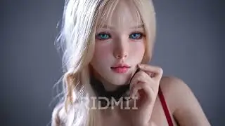 RIDMII 5ft4.2in Full Body Gold Hair White Skin Sexy Woman Big Tits Full Silicone Official Adult Doll